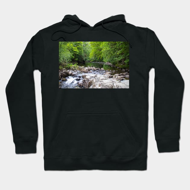 River running through Betws y coed in North Wales Hoodie by HazelWright